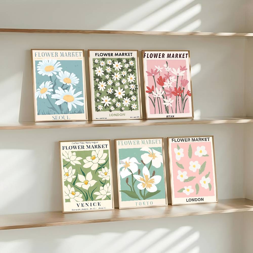 Flower Market Art Good Quality - Home Decor Market 评论和价格