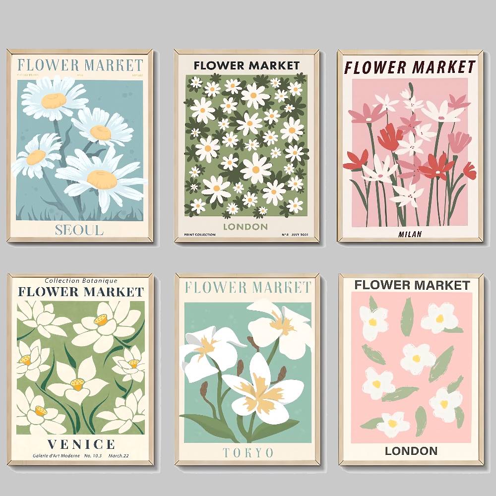 Flower Market Art Good Quality - Home Decor Market 评论和价格