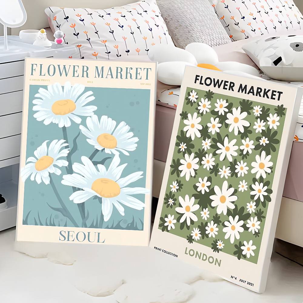 Flower Market Art Good Quality - Home Decor Market 评论和价格