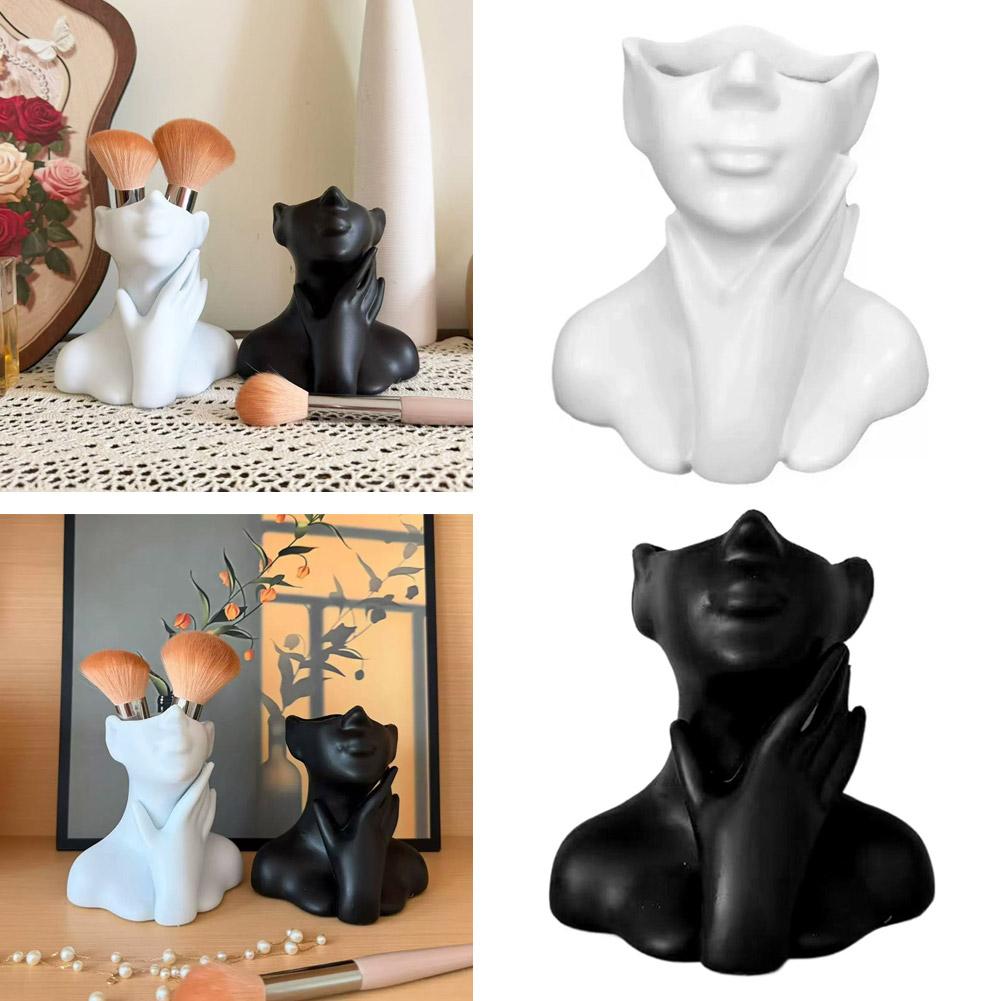 Female Bust Figurine Vase Make - Home Decor Quirky 评论和价格