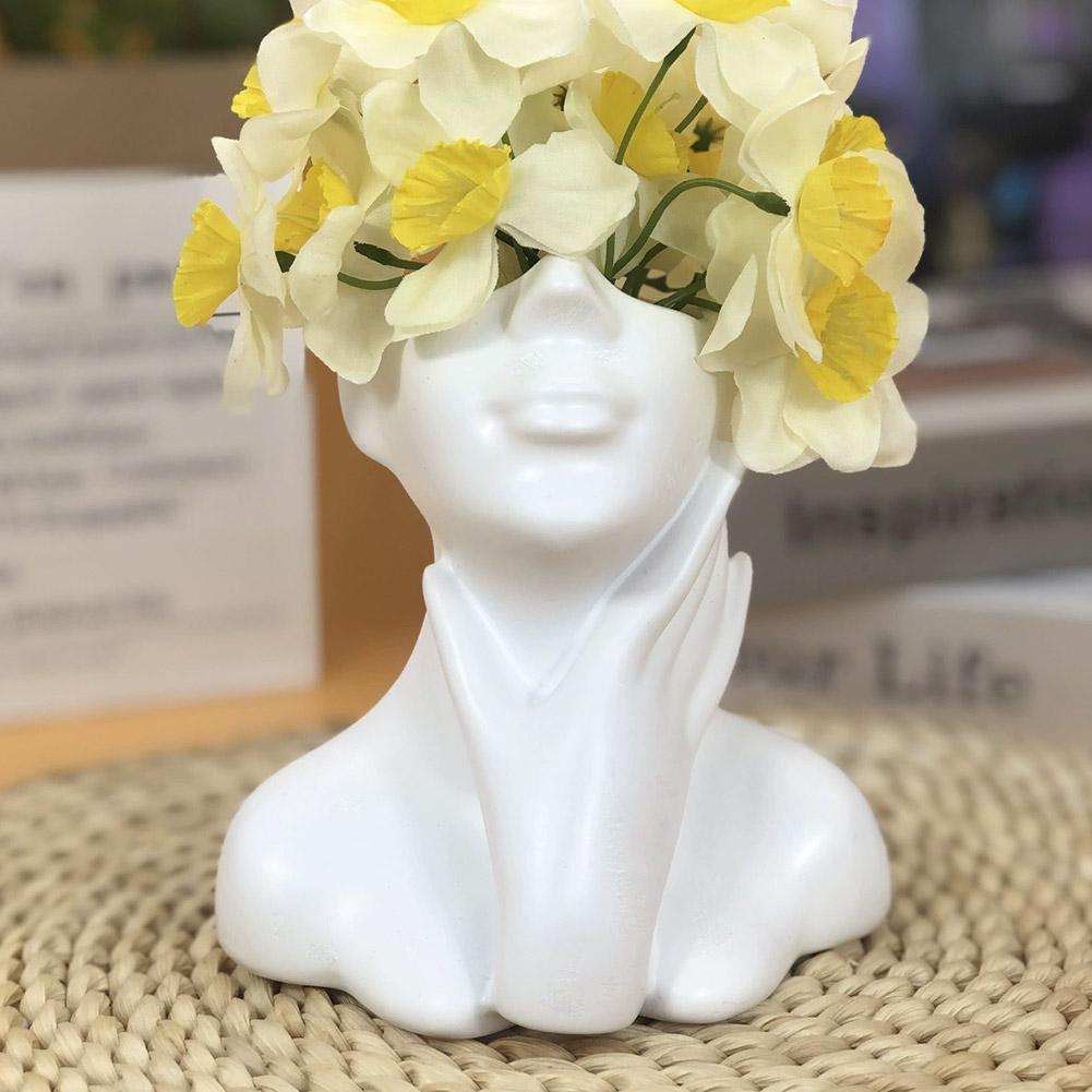 Female Bust Figurine Vase Make - Home Decor Quirky 评论和价格